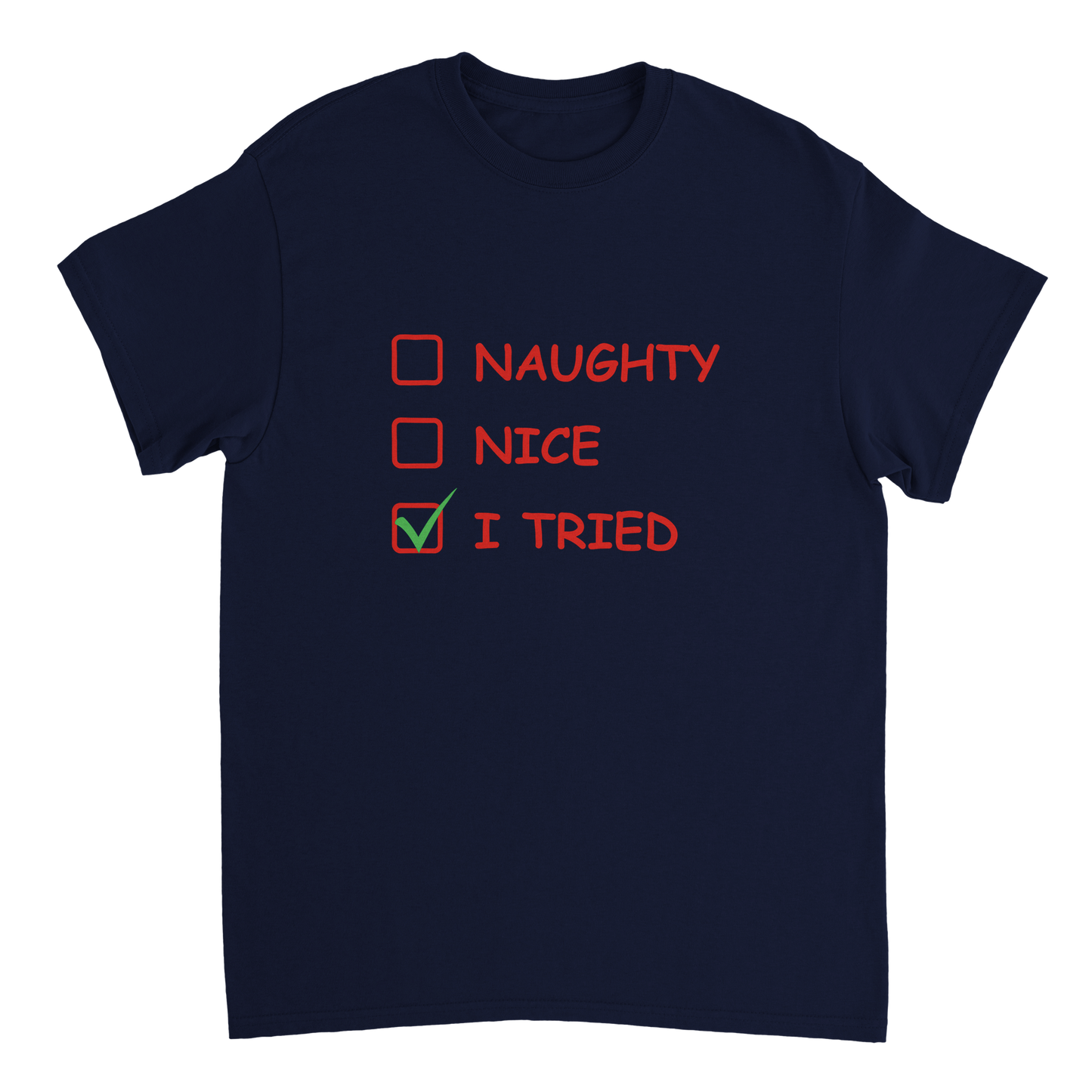 Naughty, nice shirt